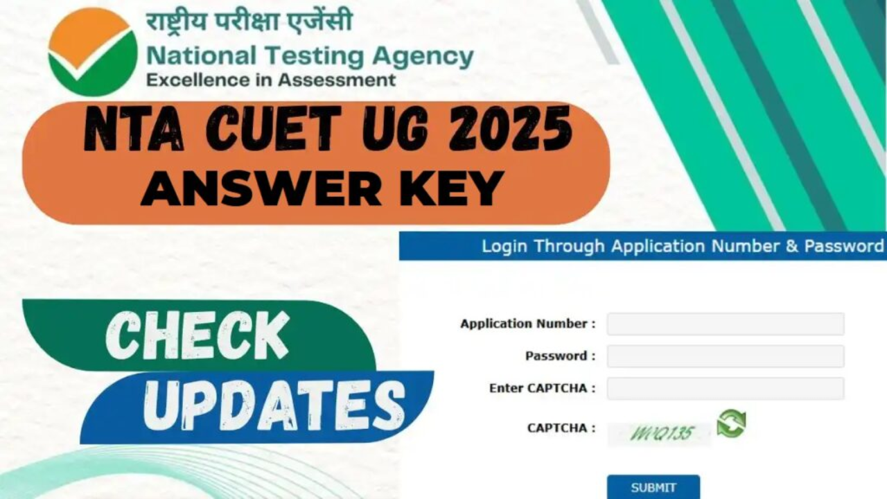 CUET UG 2025 Answer Key Out
