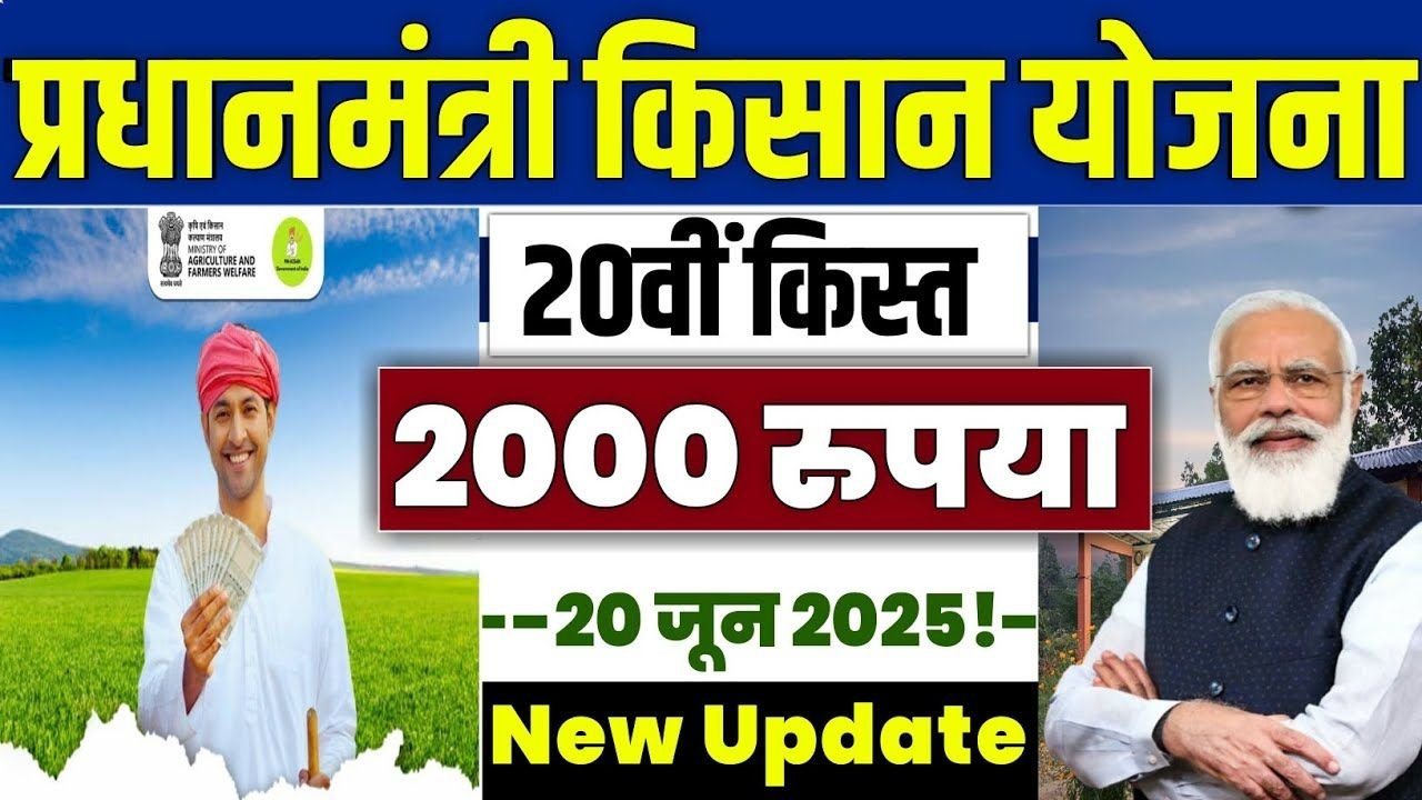 pm kisan 20th installment date 2025